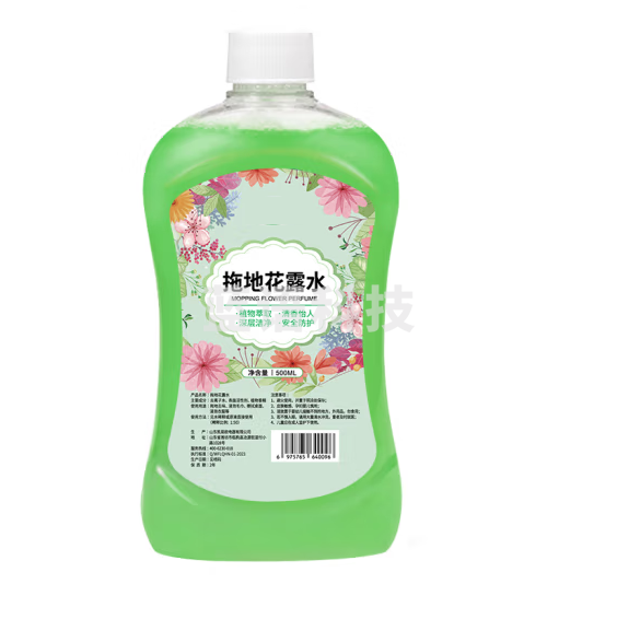 拖地花露水  清洁剂液  500ml  货号：YCZ
