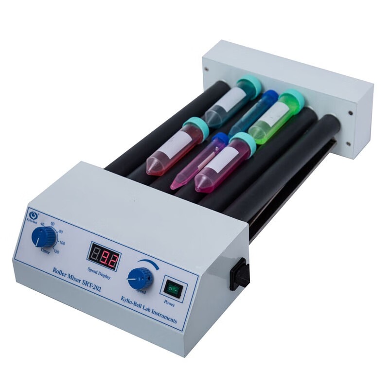 海门其林贝尔SRT-202/SRT-101实验室滚轴混合器试管混合仪数显定时现货 SRT-202数显