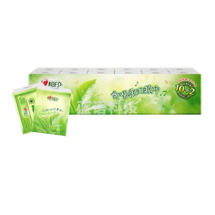 心相印手帕纸 茶语系列4层7片*12包 小包纸 C1710 新老包装随机发