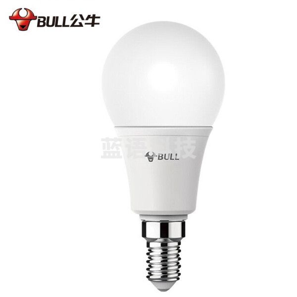 公牛 LED灯泡 节能球泡灯 E14螺口球泡灯 3W球泡白光6500K 物业|工程|工地|工业