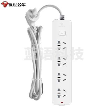 公牛 GN-410接线板 插座1.8米