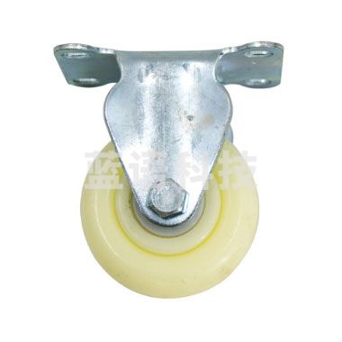 巨联(JULIAN)5寸白色加厚尼龙轮 5寸定向轮