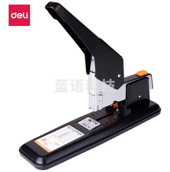 得力 210页 简约重型订书机/订书器 弹出式结构0299黑色