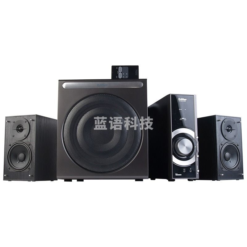 漫步者（EDIFIER） C3 2.1声道+独立功放 多媒体音箱 音响 电脑音箱 黑色