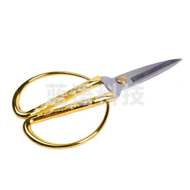 晨光(M&G) ASS91389 龙凤呈祥金剪刀 190mm/金色 1把