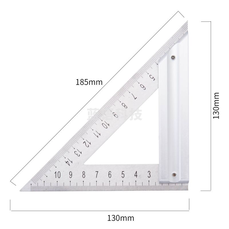 得力工具DL4039三角尺150mm(单位：把)