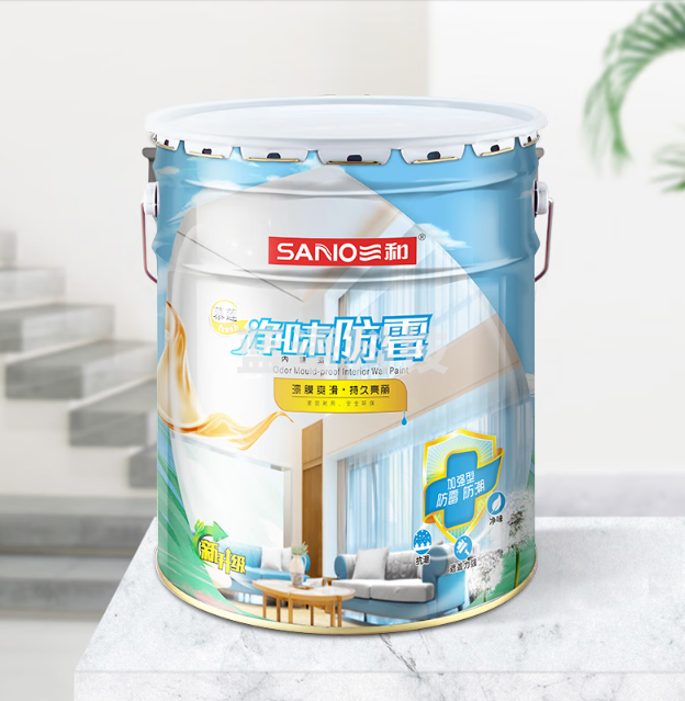 三和（SANVO）E20C-18-20 慕莲净味防霉内墙漆 墙面乳胶漆20KG