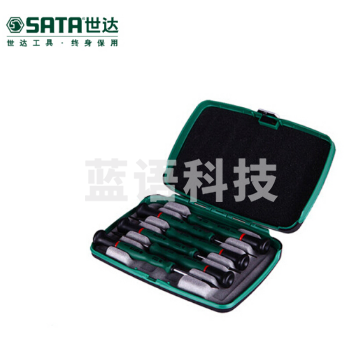 世达(SATA)6件一字微型螺丝批组套货号09311(2套起售，偏远区域下单请电话咨询) AJDXC