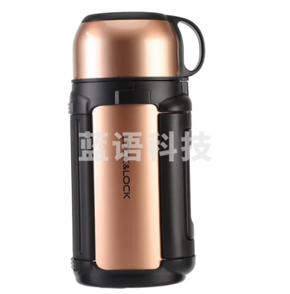 乐扣乐扣(LOCK&LOCK)佳益特户外便携车载男女大容量保温水壶1.2L香槟色LHC1411PG-OCH