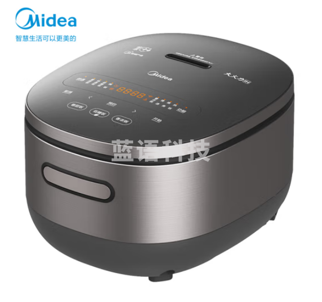 美的MB-CFB4080HL 电饭煲电饭锅 IH电磁加热微压 4L升定时预约精铁釜