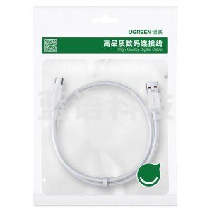绿联 UGREEN US253 Type-C数据线 40887 6A超级快充线 0.5米/白色
