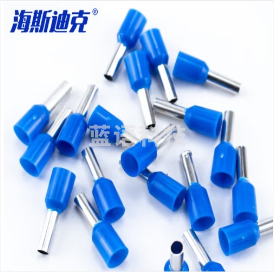 海斯迪克 HKL-492 VE管型预绝缘接线端子 欧式冷压端子接头黄铜管型端子 E2508(1000只/包) (zhygh_27002525)