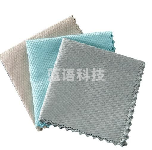 海斯迪克 HKY-272 加厚擦玻璃鱼鳞抹布洗碗布吸水懒人百洁布 (颜色随机10条).