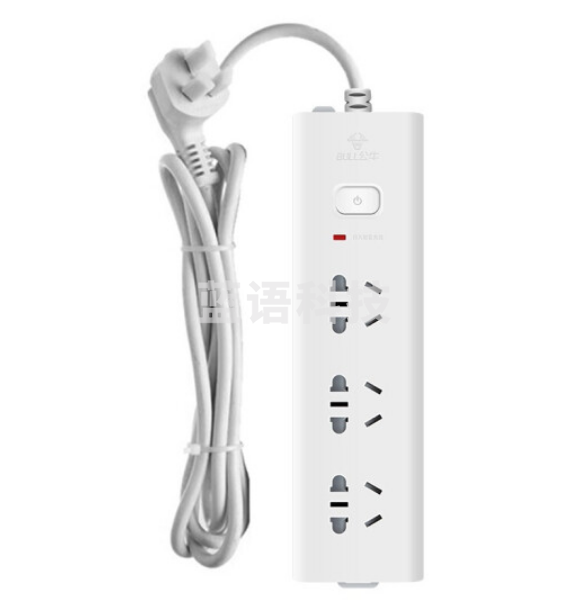 公牛（BULL）GN-H1030插座双重防雷接线板三孔板拖线板/1.8米