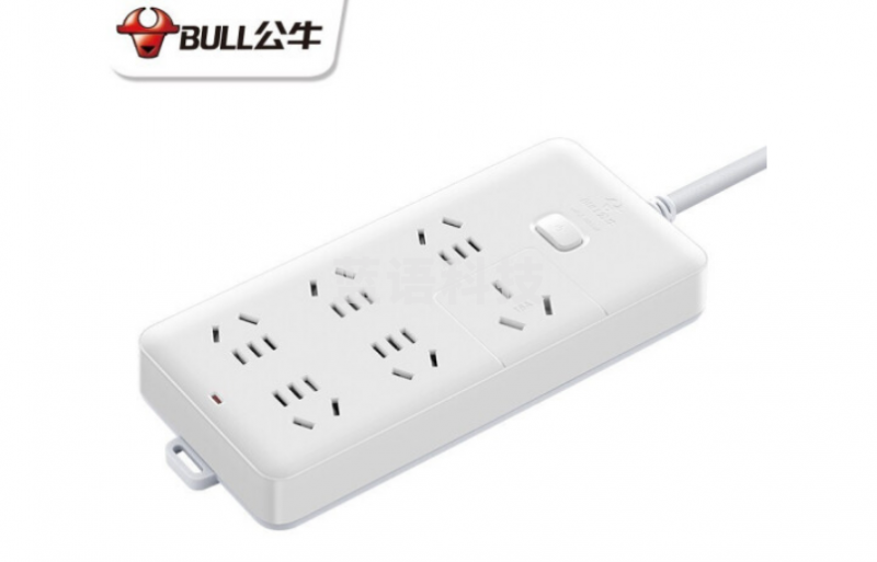 公牛（BULL）GN-B15D插座 6位总控全长3米