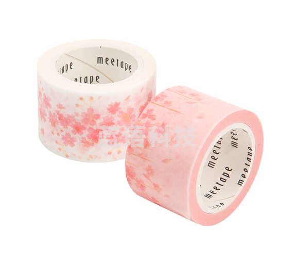 晨光/M&G *AJDN7542 meetape樱吹雪系列和纸胶带 30mm*10m 1卷装 颜色随机