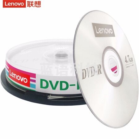 联想（Lenovo）DVD-R 光盘/刻录盘 16速4.7GB 办公系列 桶装10片 空白光盘