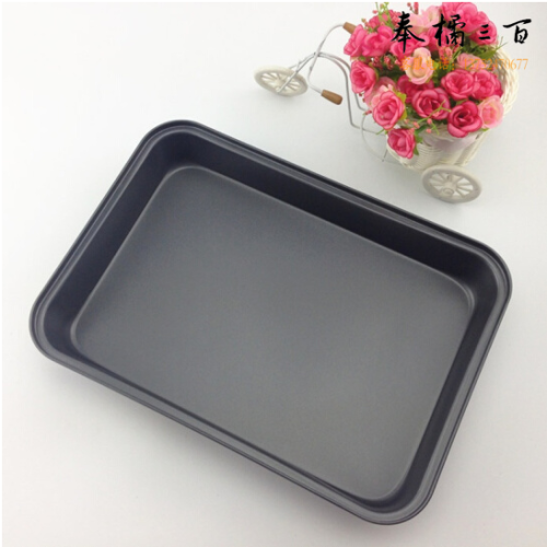 铝合金圆角 600*400*20mm长方形烤盘   货号：LJ