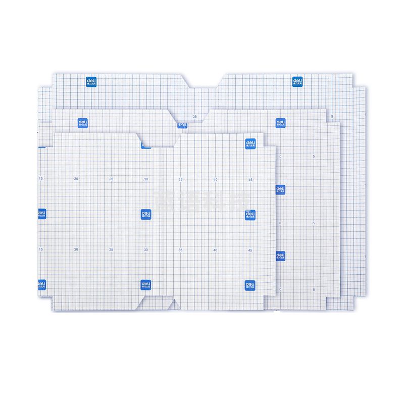 得力70567切角包书膜套装(透明)