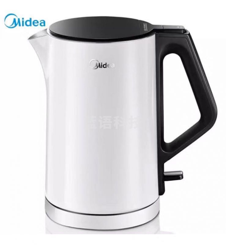美的(Midea)HJ1508a电热水壶304不锈钢水壶1.5L双层防烫  TJRRSFYJD202302071236113