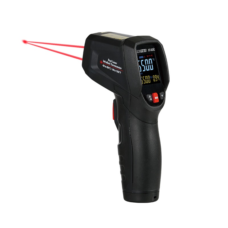 华盛昌（CEM）DT-833C红外线测温仪 高精度手持式工业级温度计 家用厨房烘培水温检测仪油温枪