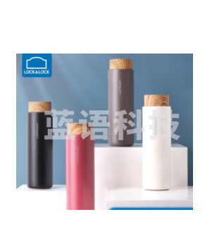 乐扣乐扣 LHC4227 简约北欧ins水杯 商务茶杯便携不锈钢保温杯 400ml 米白色(颜色下单备注