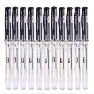 三菱(Uni)UM-153 1.0mm 防水中性笔12支/盒(颜色备注))