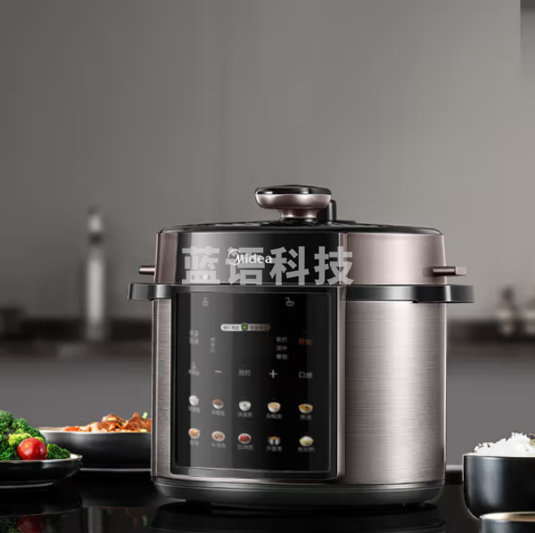 美的CYL6030 电压力锅 智能菜单 定时预约 6升双胆高压锅