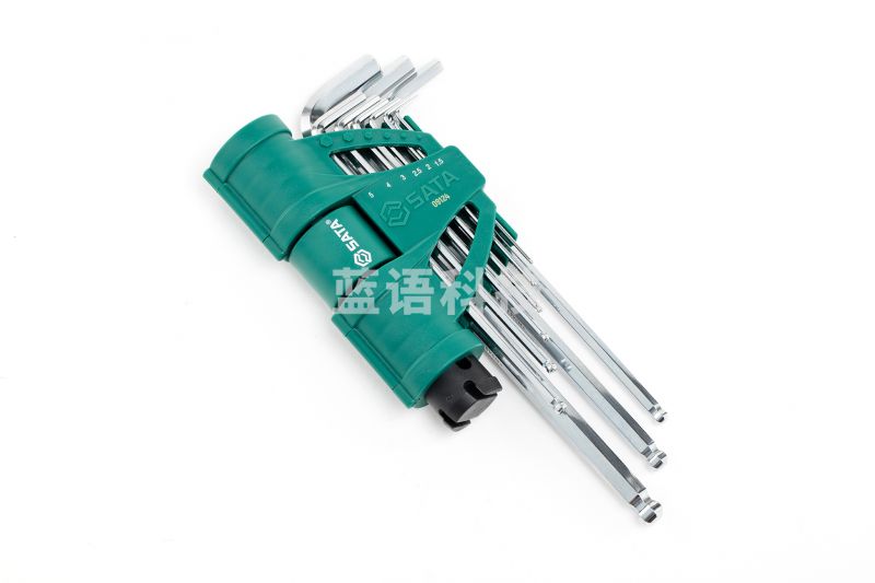 世达(SATA)09124 9件增力型特长球头内六角扳手组套 官方保真