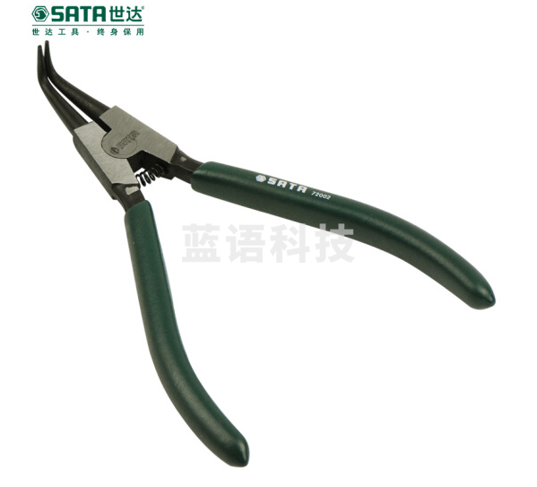 世达(SATA)轴用曲口卡簧钳7