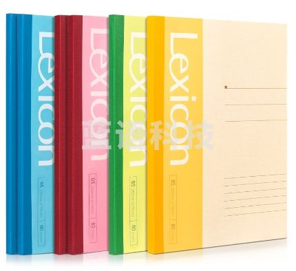 得力7665办公无线装订本(混)-80张-B5