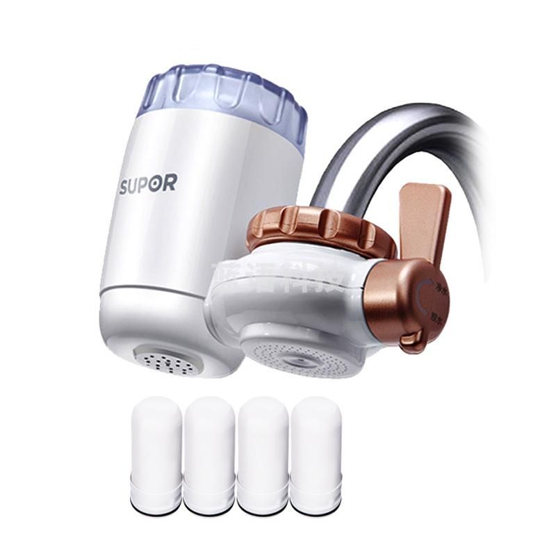 苏泊尔（SUPOR）SJL-C2 净水器水龙头家用厨房自来水过滤器净水机可视化 C8 一机4芯套装