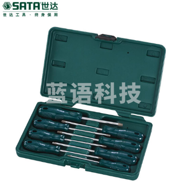 世达(SATA)8件A系列花形螺丝批组套货号09305(偏远区域下单请电话咨询)