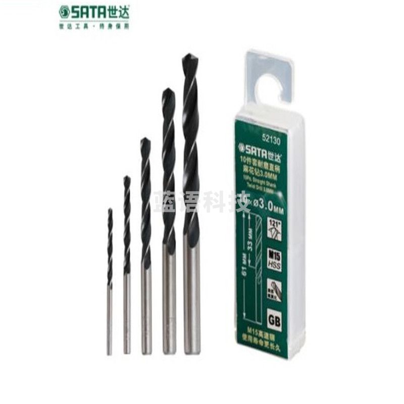 世达(SATA) 52226 5件套耐磨直柄麻花钻12.6MM(偏远区域下单请电话咨询)