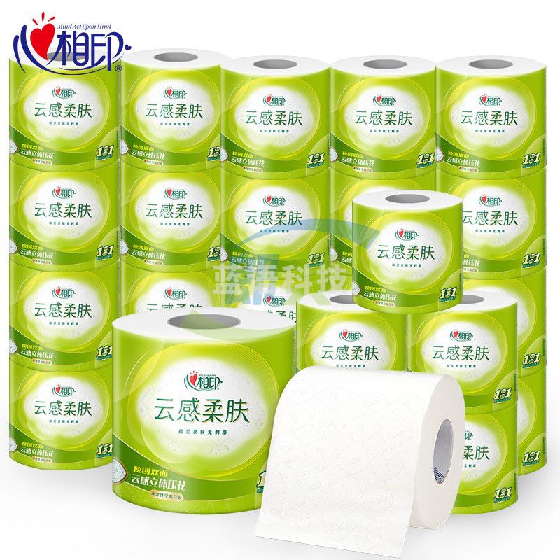 心相印卷纸  4层加厚110克 110g*12卷/提 6提/箱