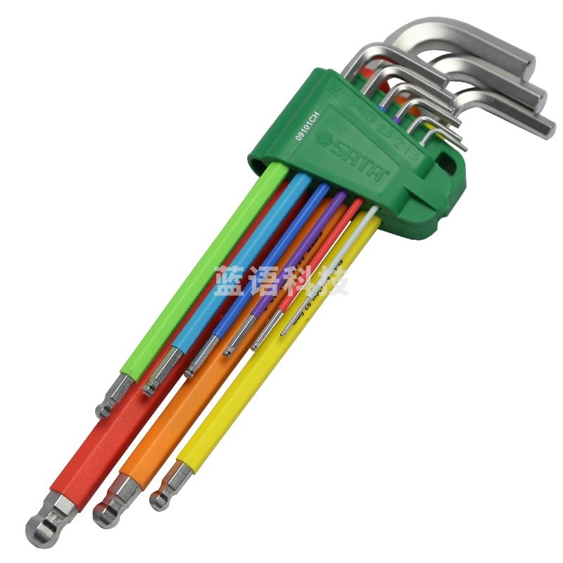世达(SATA)80116CH 彩虹系列内6角单个六棱角工具10MM