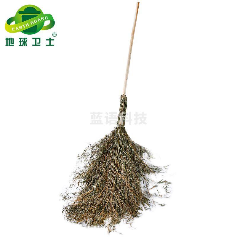 地球卫士 大扫把 清洁竹扫把 学校工厂环卫小区街道公园物业柏油道路地面清洁大号木柄笤帚扫把 【5把装】 (085)