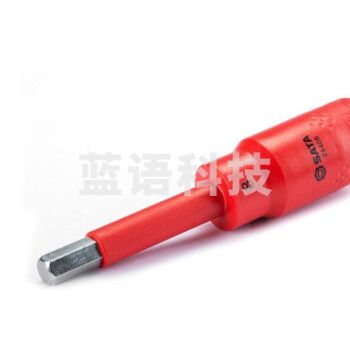 世达（SATA）24406 12.5MM系列VDE绝缘六角旋具套筒 6MM