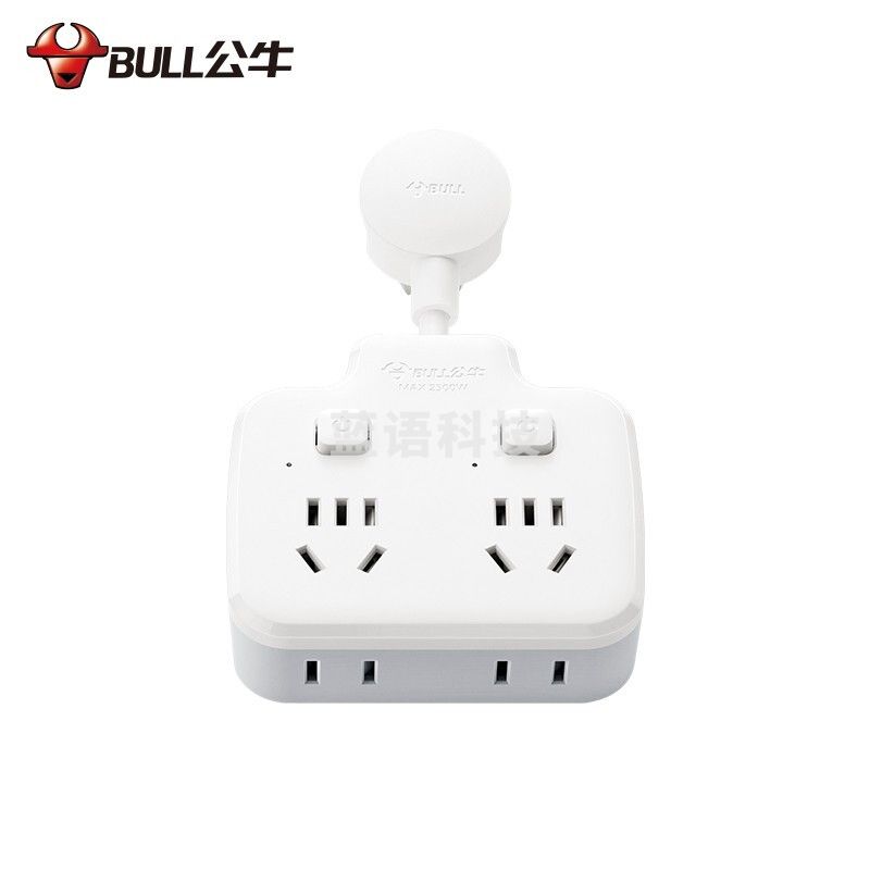 公牛(BULL)品字形一转四插座 GN-97223