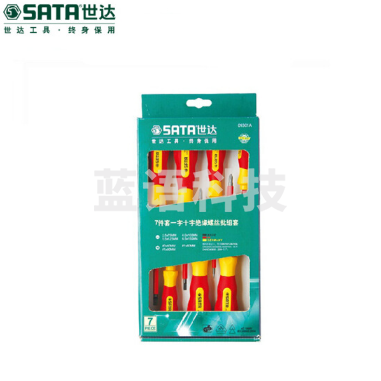 世达(SATA)5件VDE绝缘螺丝批组套货号09302
