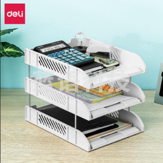 得力 9217 三层文件座 1个