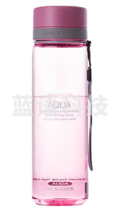 乐扣乐扣(LOCK&LOCK) 水杯塑料水杯子防漏便携运动水杯随手杯 HLC634 红色770ML (