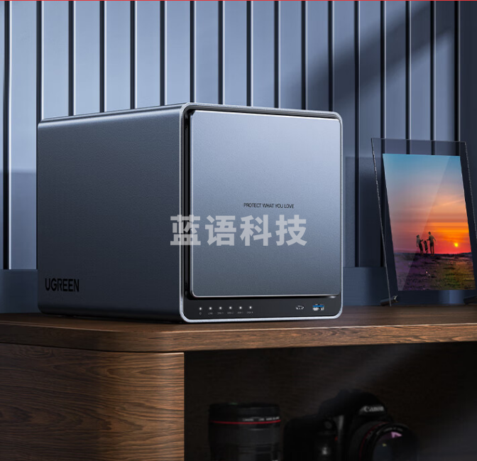 绿联15747 私有云DX4600+数据博士8G版 四盘位Nas网络存储硬盘服务器( 空盘款)文件共享自动备份 家庭个人云网盘