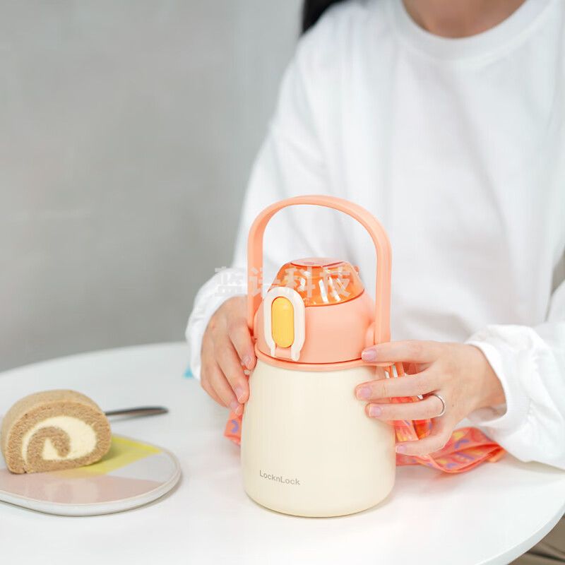 乐扣乐扣(LOCK&LOCK) 大肚保温杯316不锈钢1.5L橙色LHC3312