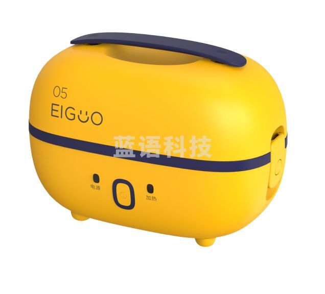 美的(Midea)双层密封电热饭盒 MB-FB10M305 上班族热饭神器 迷你保温学生携带式电饭煲 黄色