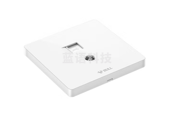 公牛(BULL)开关插座 二位电脑带电视打线型六类插座G12T223B象牙白