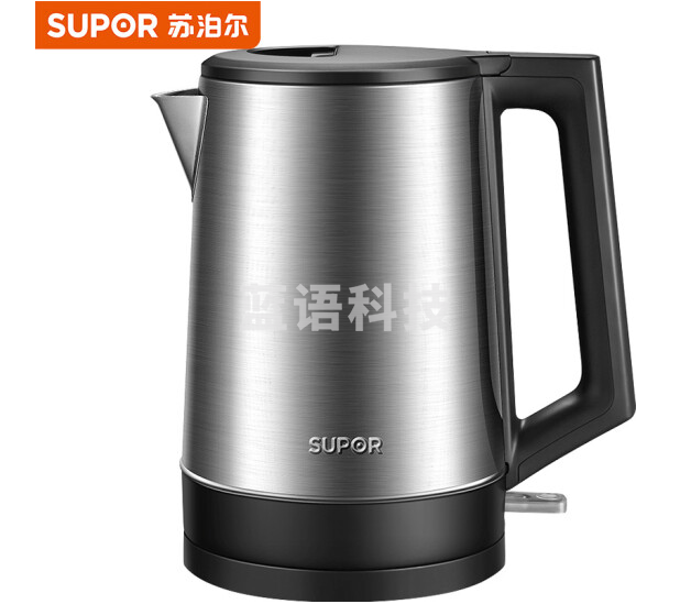 苏泊尔(SUPOR)SW-17T03A电水壶1.7L大容量 大功率快速烧水 大口径方便清洗 304不锈钢电水壶