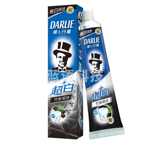 黑人 190g 超白竹炭 去渍深洁牙膏（48支一箱）