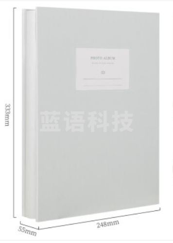 得力相册900张大容量宝宝照片纪念册收藏册幼儿园毕业相册6寸相册本插页式3寸5寸7寸8寸10寸收 5寸相册(浅灰色)- 可放320张