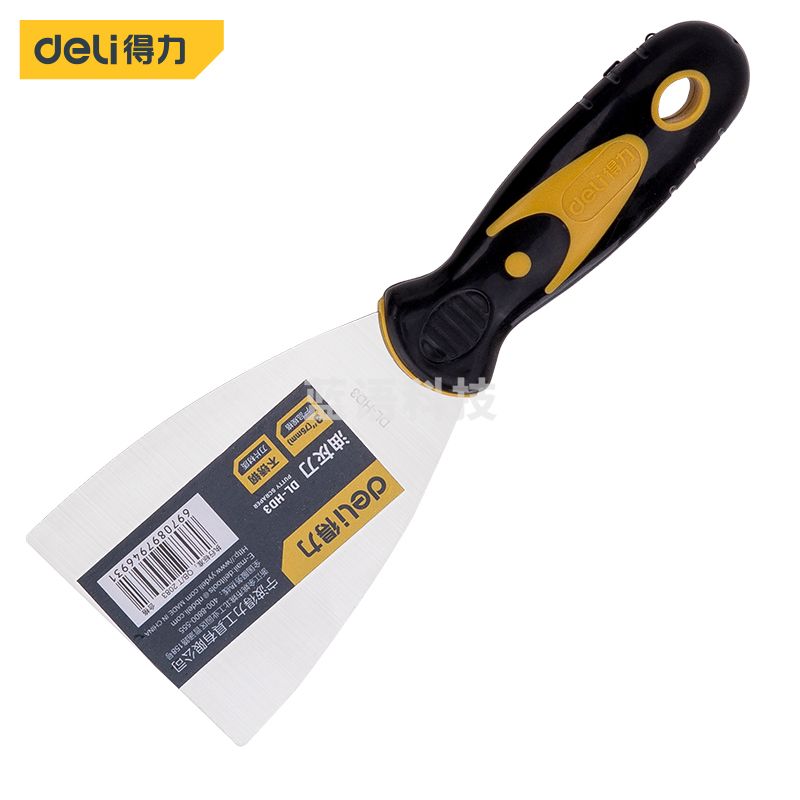 得力DL-HD3 不锈钢油灰刀3